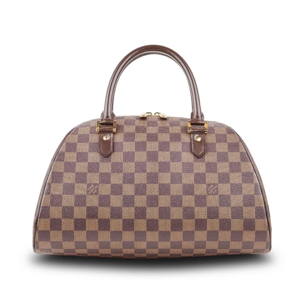Louis Vuitton Elegant Brown Checkered Women's Handbag - Picture 1 of 7